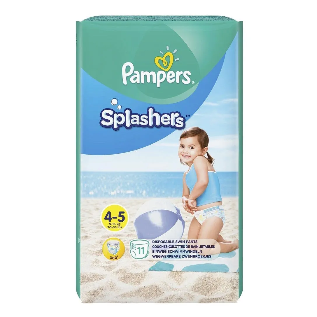 Pampers Splashers nr. 4-5 ( 9-15 kg ) 11 bucati