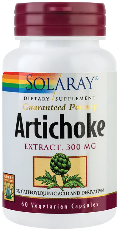 Secom Artichoke (Anghinare) 300mg x 60 capsule -Solaray