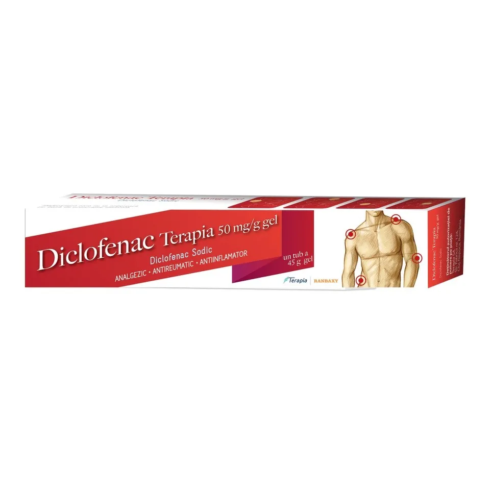 TERAPIA DICLOFENAC 50MG/G GEL 45G