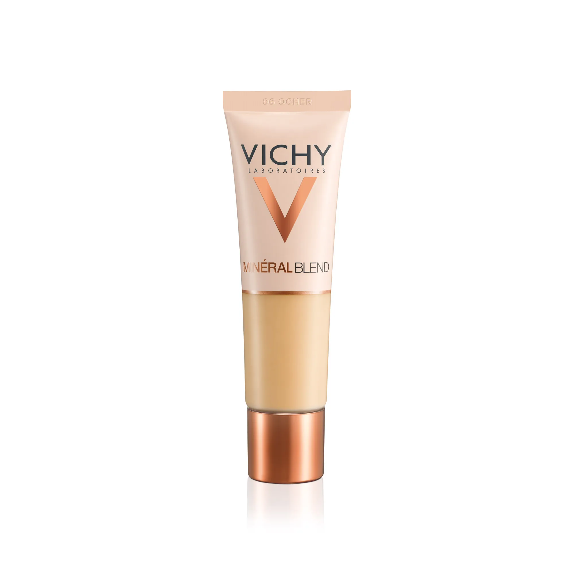 Vichy Mineral Blend fond de ten cu acid hialuronic nuanta Ocher 06 x 30ml