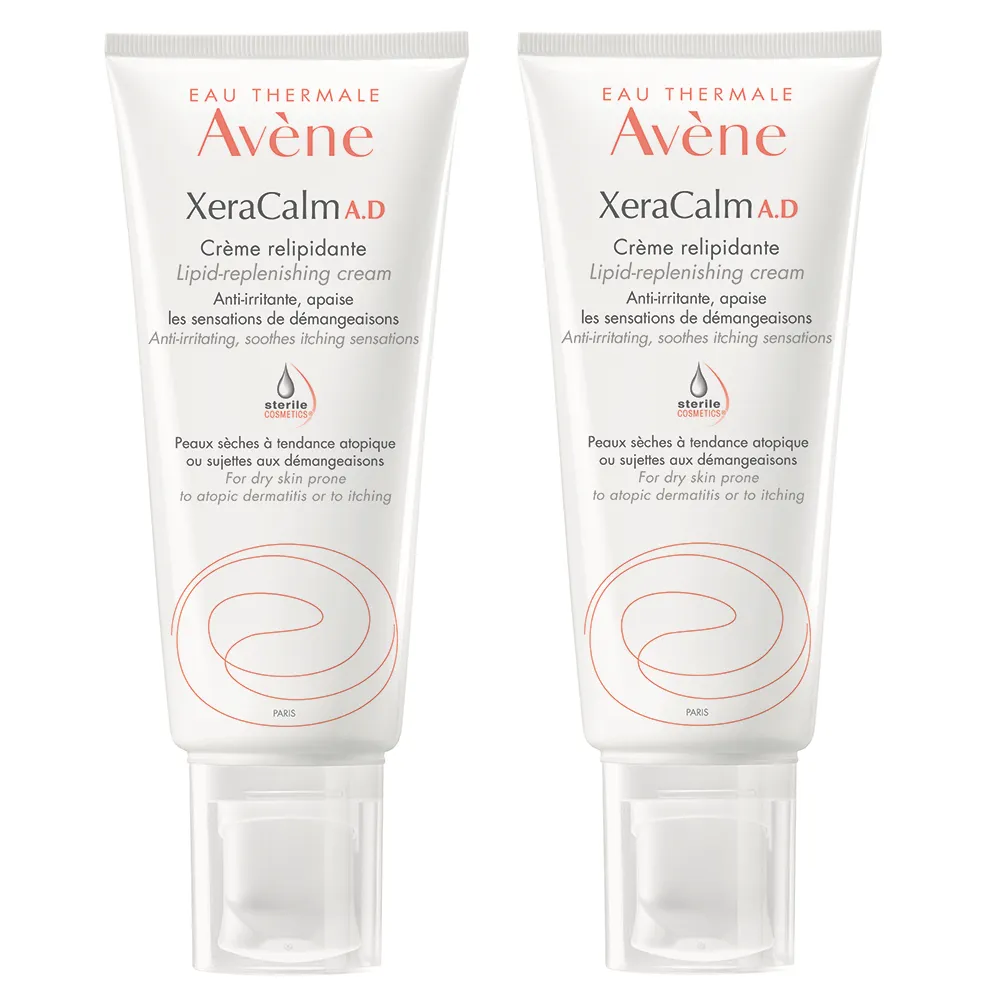 AVENE Pachet Crema relipidanta pentru pielea uscata predispusa la dermatita atopica sau prurit, Xeracalm, 200 ml  200 ml (50% reducere), Pierre Fabre