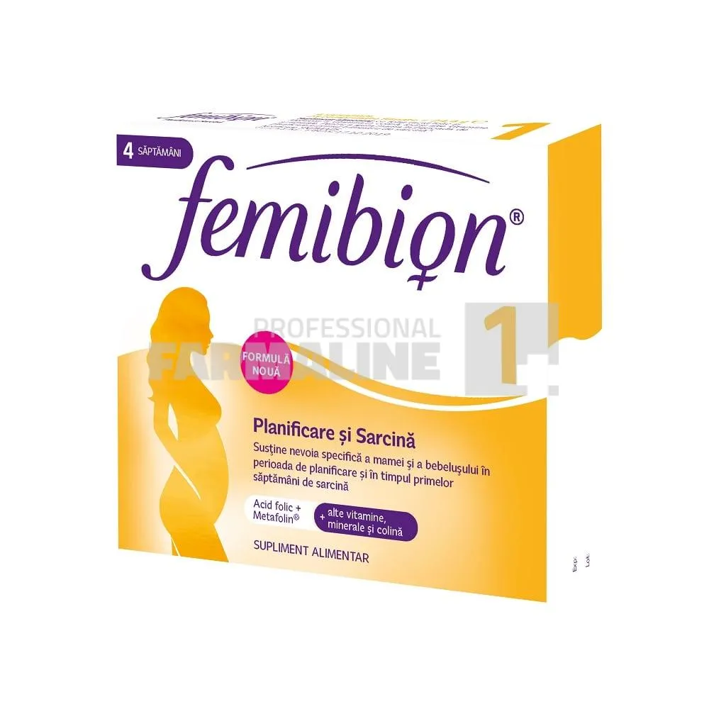 Femibion 1 Planificare si Sarcina 28 comprimate