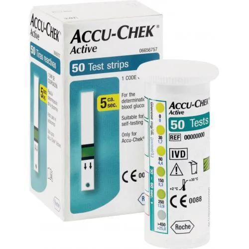 ACCU-CHECK TESTE DE GLICEMIE 50 BUCATI
