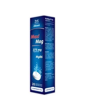 Maximag, 20 comprimate efervescente, Zdrovit