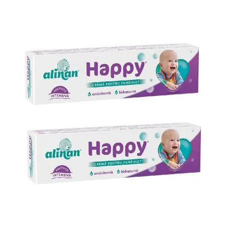 Pachet Alinan Happy crema pentru fundulet,35g + 35g, Fiterman