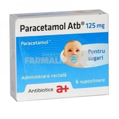 Paracetamol ATB 125 mg  6 supozitoare