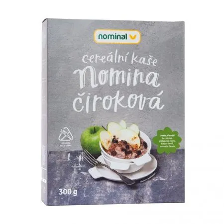 Porridge din sorg si orez integral fara gluten Nomina Sorghum, 300 g, Nominal