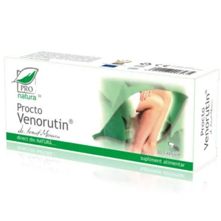 Procto Venorutin, 30 capsule, Pro Natura