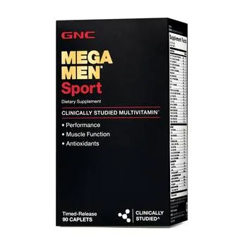 Complex de multivitamine pentru barbati Mega Men Sport, 90 tablete, GNC