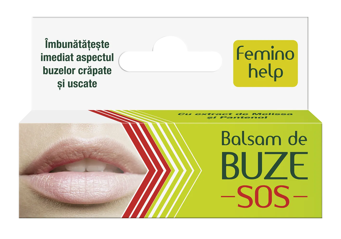 Feminohelp balsam de buze SOS x 7ml (Zdrovit)