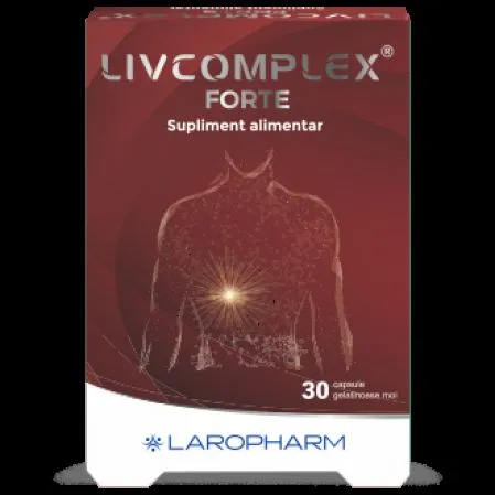 Livcomplex Forte, 30 capsule, Laropharm