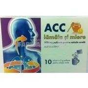 ACC Lamaie si miere 600 mg 10 plicuri