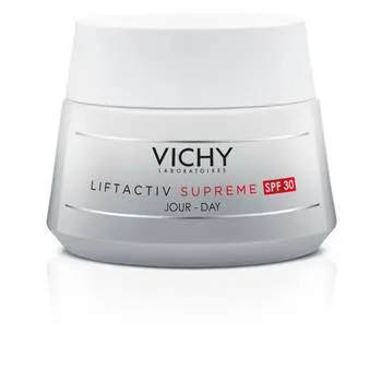 Crema de zi lifting si fermitate SPF 30 pentru toate tipurile de ten Liftactiv Supreme, 50ml, Vichy