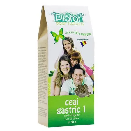 Ceai gastric 1, 50 g, Plafar