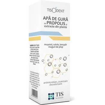 Apa de gura cu propolis, 20ml, Tis Farmaceutic