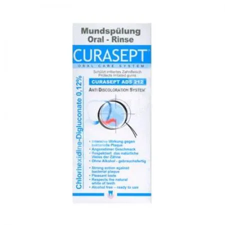 Apa de gura cu clorhexidina 0,12% Curasept, 200 ml, Curaprox