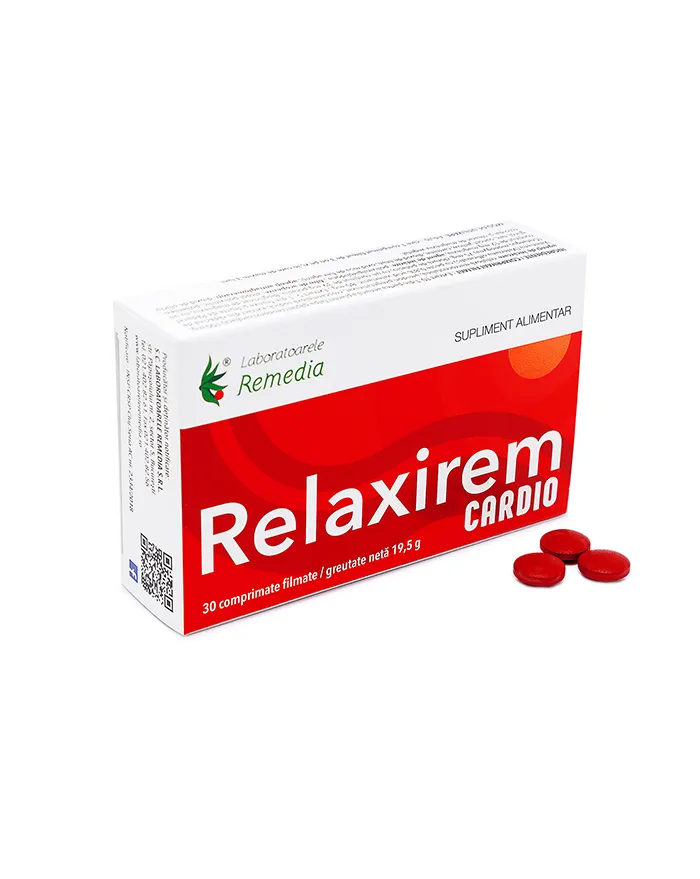 Relaxirem cardio x 30 comprimate filmate (Remedia)