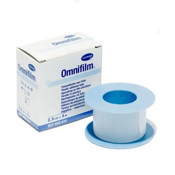 HARTMANN OMNIFILM PLASTURE ROLA SUPORT FOLIE 2.5CM X 5M X 1BUC