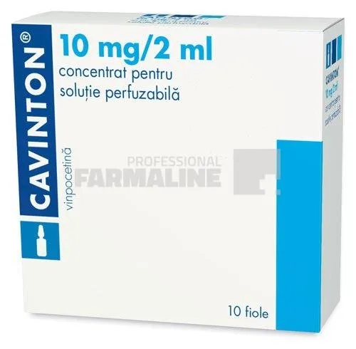 CAVINTON x 10 CONC. PT. SOL. PERF. 10mg/2ml GEDEON RICHTER ROMAN