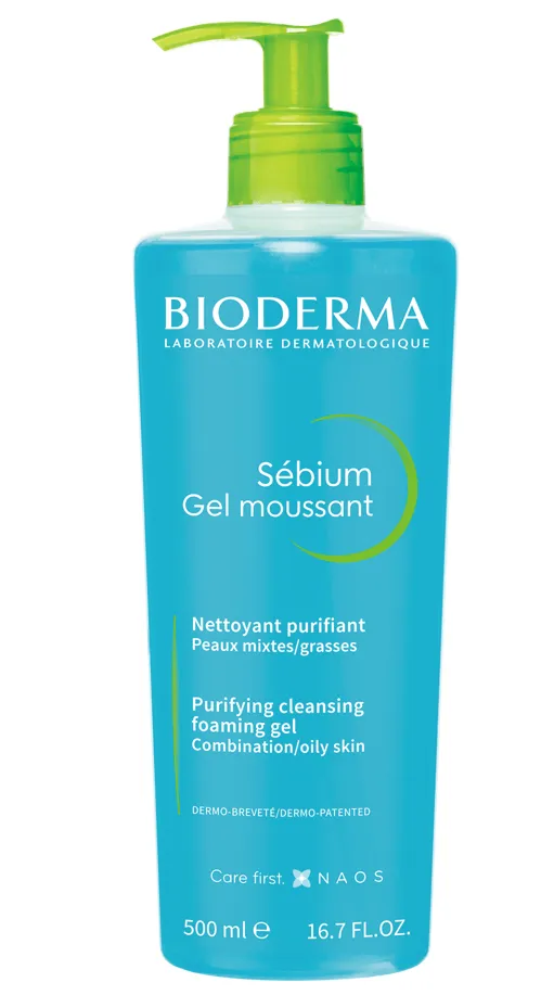 Bioderma Sebium Gel Spumant ten mixt/gras 500 ml