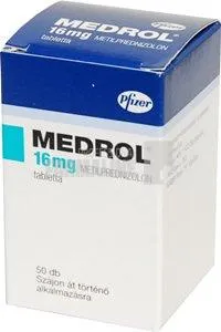 MEDROL A 16 x 50 COMPR. 16mg PFIZER EUROPE MA EEI