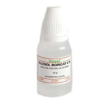 Alcool boricat 4%, 20g, Bioeel