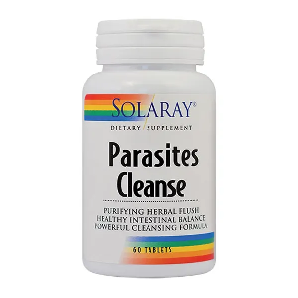 SECOM Parasites Cleanse, 60 tablete, Solaray