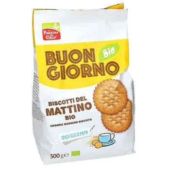 Biscuiti fara ulei de palmier Buongiorno Bio, 500g, La Finestra Sul Cielo