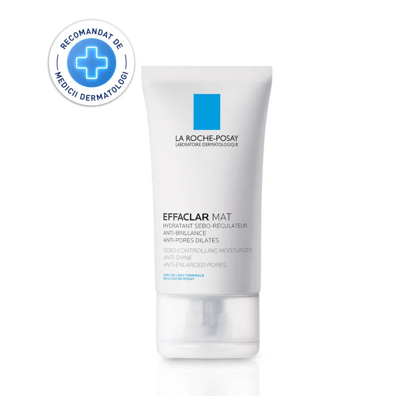 LA ROCHE POSAY EFFACLAR CREMA DE FATA HIDRATANTA MATIFIANTA TEN GRAS CU TENDINTA ACNEICA 40ML