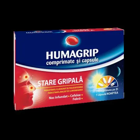 Humagrip, 12 comprimate si 4 capsule, Urgo