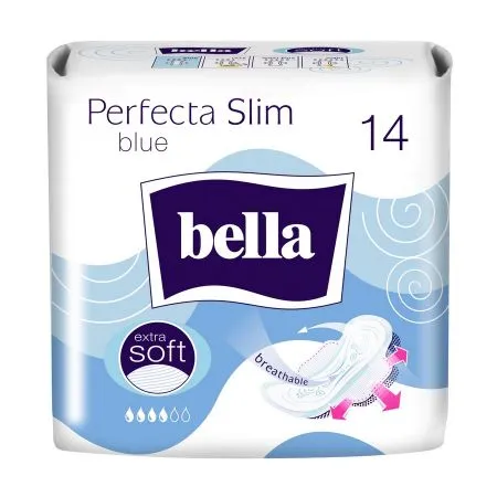 Absorbante Perfecta Slim Blue, 14 bucati, Bella