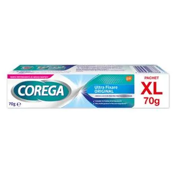 Crema adeziva pentru proteza dentara Ultra Fixare Original, 70g, Corega