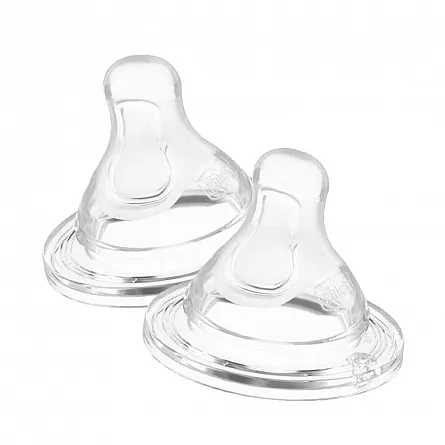 Perfect 5 Tetina Silicon Flux Mediu x 2 bucati 2+