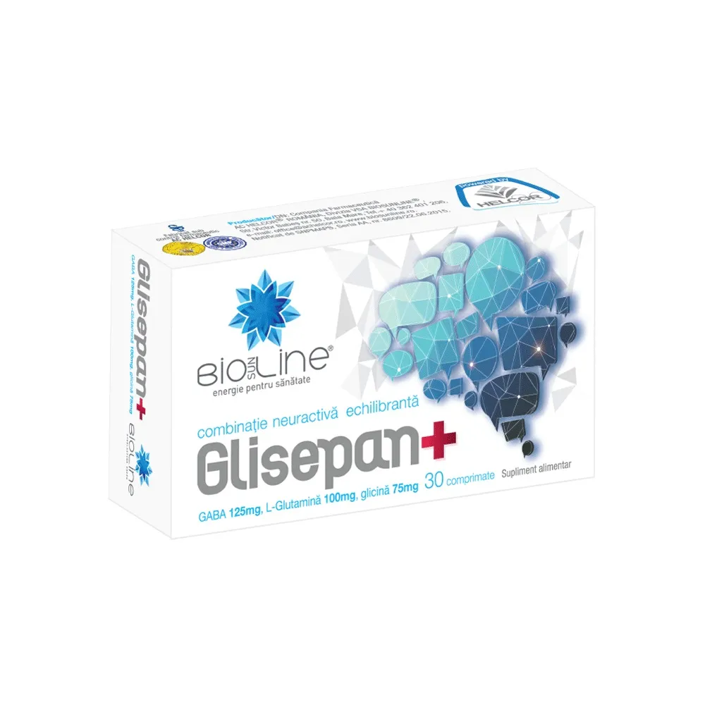 Glisepan+ promo, 30 comprimate, Helcor