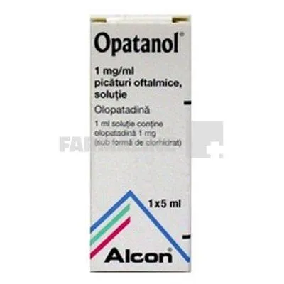 OPATANOL 1mg/ml X 1 PIC. OFT., SOL. 1mg/ml NOVARTIS EUROPHARM L - ALCON