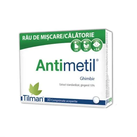 Antimetil, 30 comprimate, Tilman