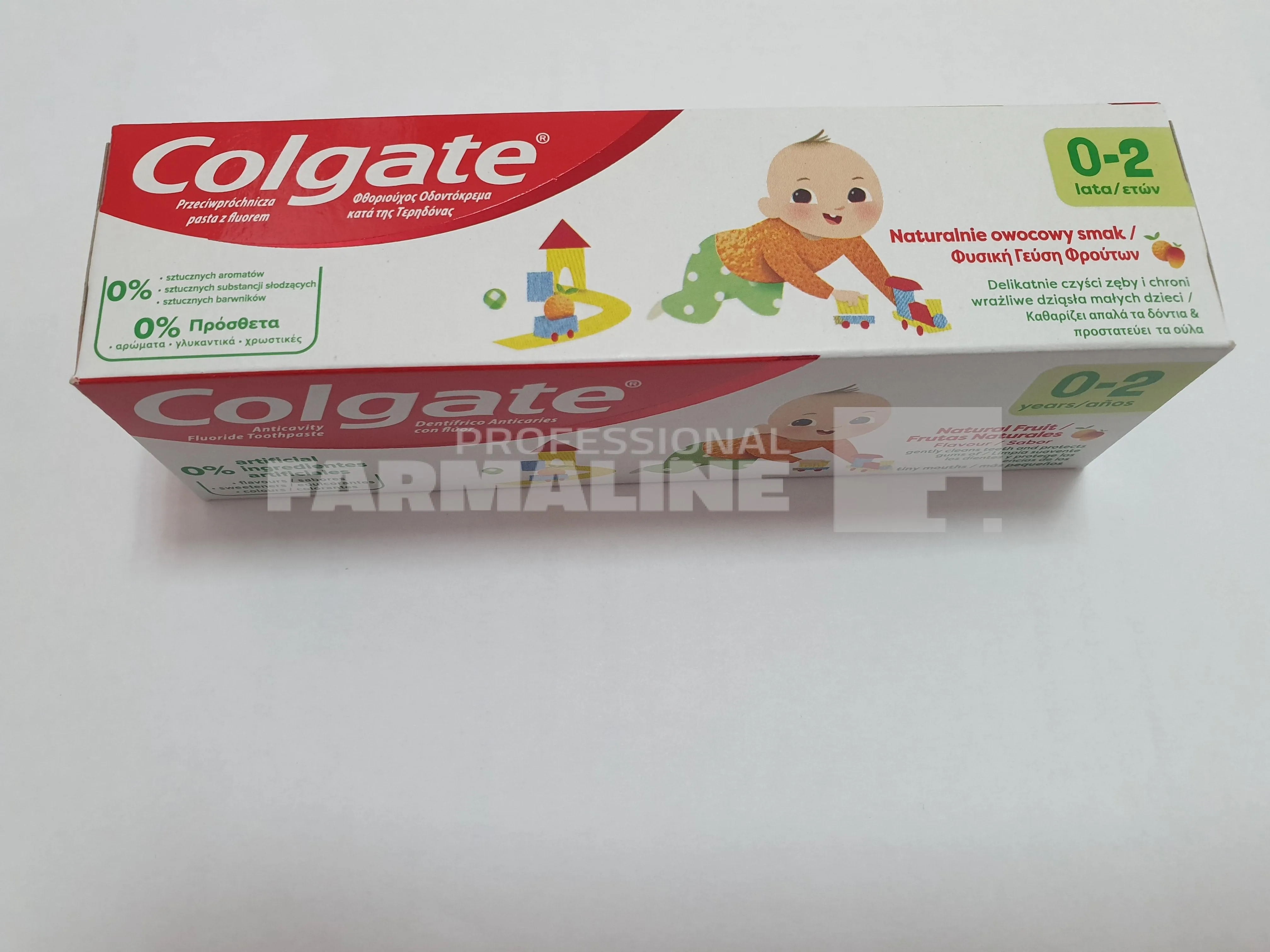 Colgate Natural Fruits Pasta de dinti cu aroma de piersica 0-2 ani 50 ml