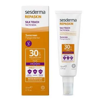 Crema pentru protectie solara cu SPF 30 Repaskin Silk Touch, 50ml, Sesderma