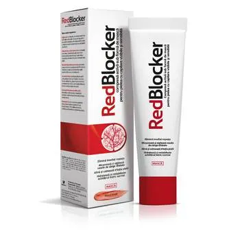 Masca pentru piele sensibila RedBlocker, 50ml, Aflofarm