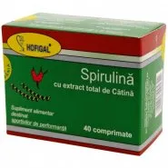 Spirulina 500mg + catina x 40 capsule (Hofigal)