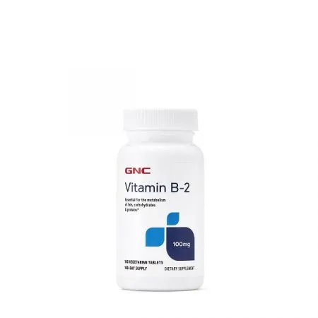 Vitamina B-2 100 mg (255113), 100 tablete, GNC