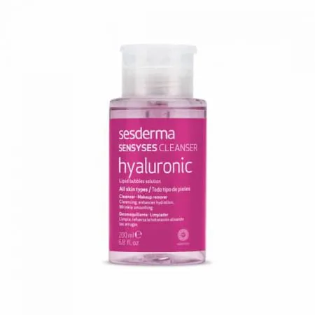 Lotiune pentru curatarea tenului Sensyses Hyaluronic, 200 ml, Sesderma