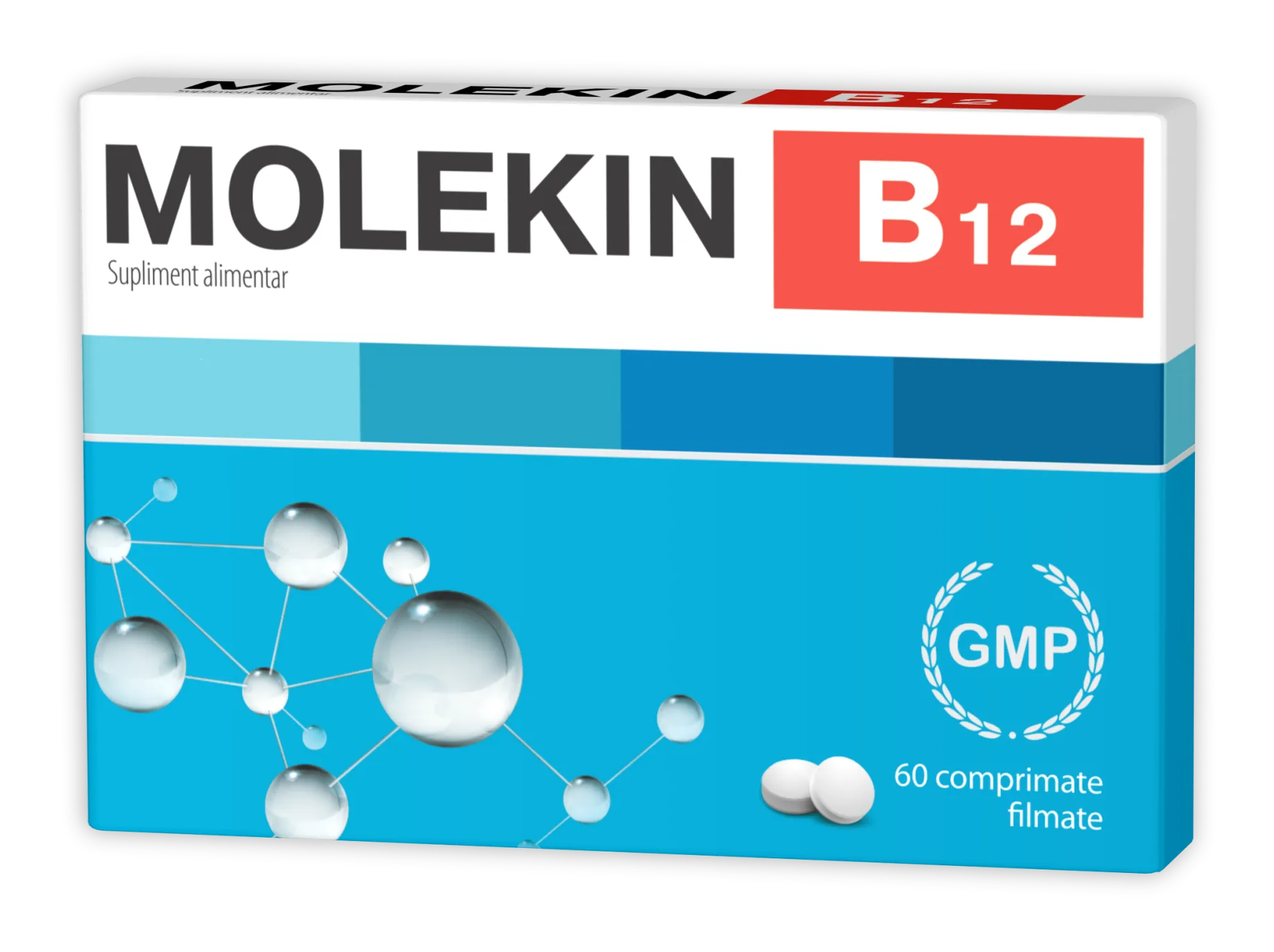 Molekin B12 x 60 comprimate filmate (Zdrovit)