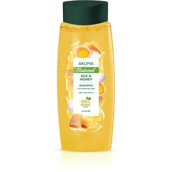 Sampon pentru par deteriorat cu ou si miere Natural, 400ml, Aroma