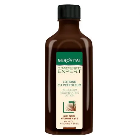 Lotiune cu petroleum Tratament Expert, 100 ml, Gerovital