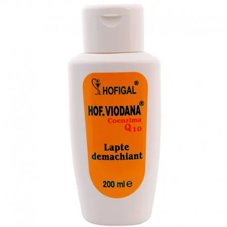 Lapte demachiant cu coenzima Q10 Hof Viodana, 200 ml, Hofigal