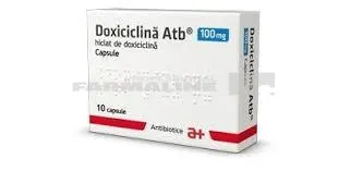 DOXICICLINA ATB 100 mg x 10 CAPS. 100 mg ANTIBIOTICE S.A.