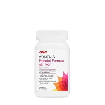 Women's Prenatal Program cu fier, 120 tablete, GNC