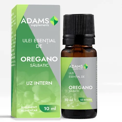 Ulei esential de Oregano salbatic uz intern, 10 ml, Adams Vision