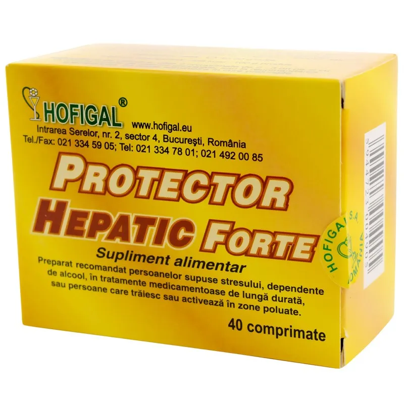 Protector Hepatic Forte, 40 comprimate